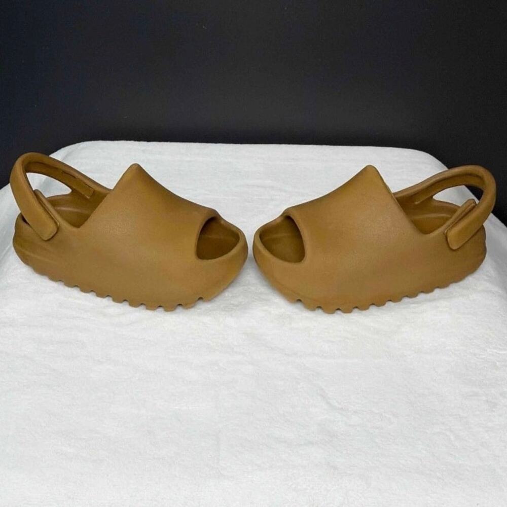 adidas Yeezy Slides Infants 'Ochre' GW1933 | 7K - Picture 7 of 10